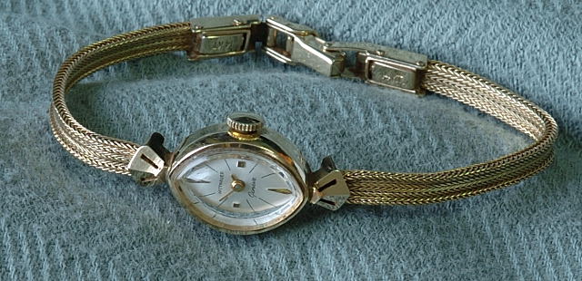 Wittnauer 14k gold ladies on sale watch